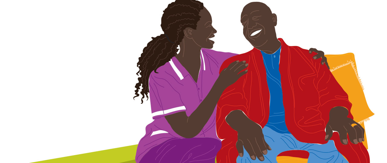 National Council for Palliative Care training pack illustration