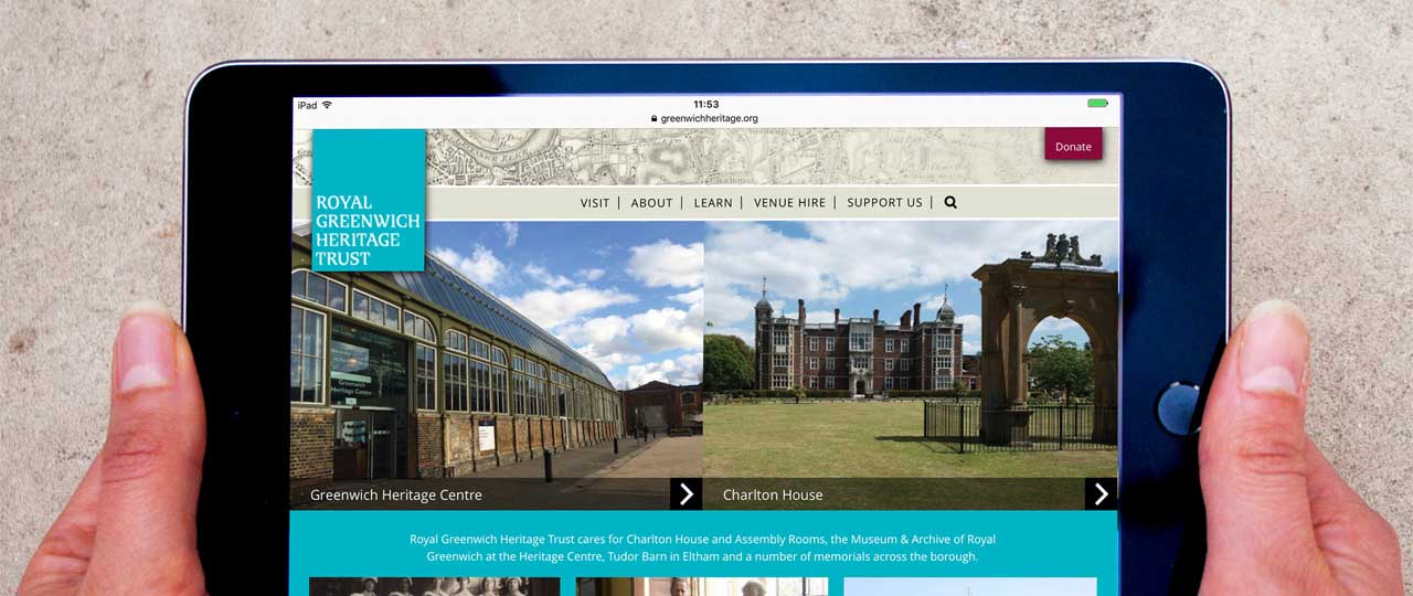 Royal Greenwich Heritage Trust website